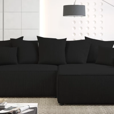 YRSA Dreisitzer-Sofa - schwarz
