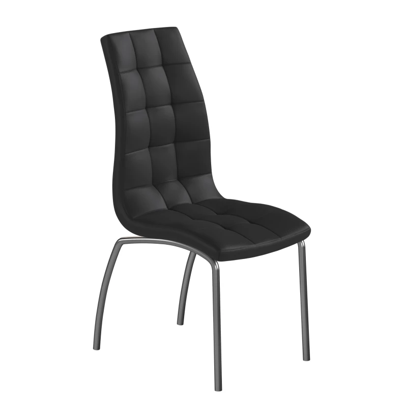 KALIVODA Polsterstuhl für Esszimmer - schwarz