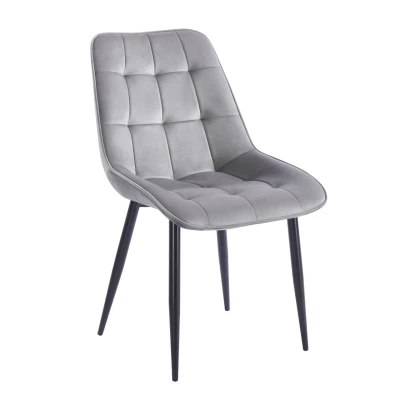 MALDA Polstersessel – grau/schwarz