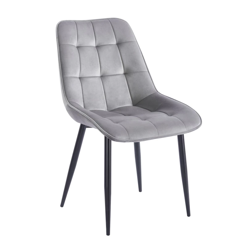 MALDA Polstersessel – grau/schwarz
