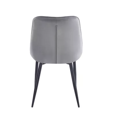 MALDA Polstersessel – grau/schwarz