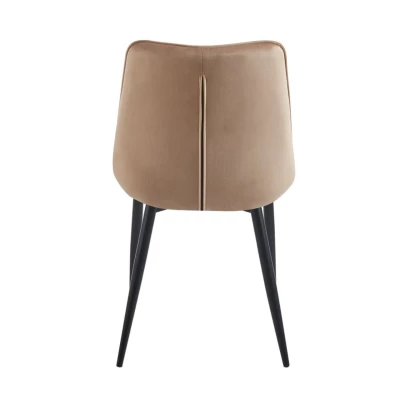 MALDA Polstersessel – Cappuccino/Schwarz
