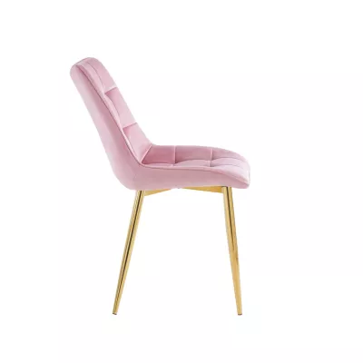 MALDA Polstersessel – rosa/gold