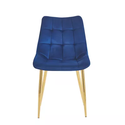 MALDA Polstersessel – blau/gold