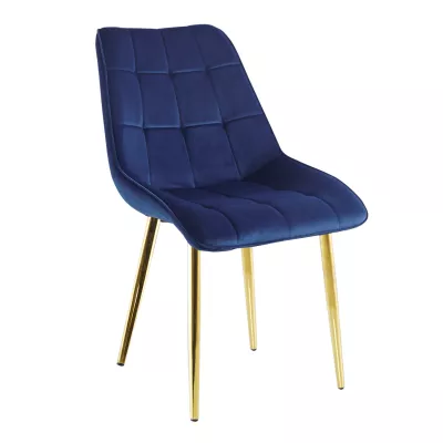 MALDA Polstersessel – blau/gold