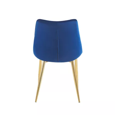 MALDA Polstersessel – blau/gold