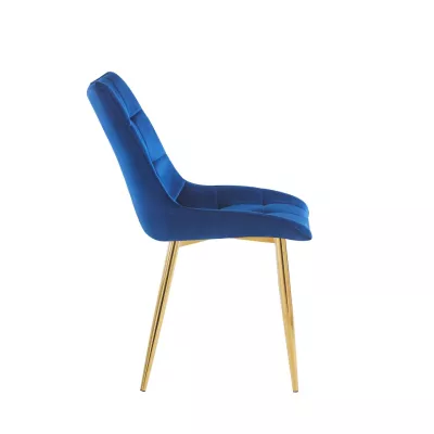 MALDA Polstersessel – blau/gold