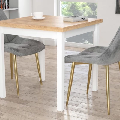 MALDA Polstersessel – grau/gold
