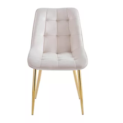 MALDA Polstersessel – Beige/Gold