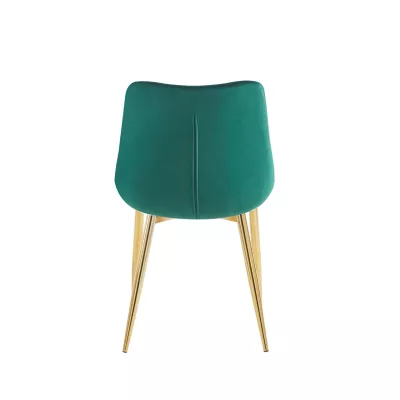 MALDA Polstersessel – grün/gold