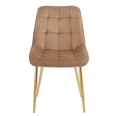 MALDA Polstersessel – Cappuccino/Gold