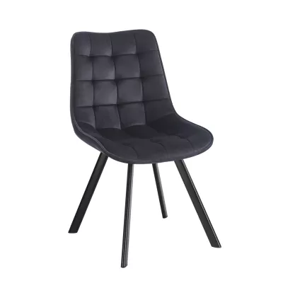 SINDI Polsterstuhl für Esszimmer - schwarz