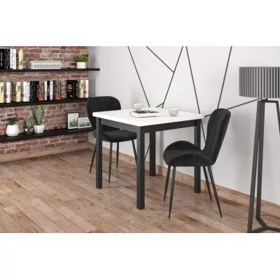 ASYA Polsterstuhl für Esszimmer - schwarz