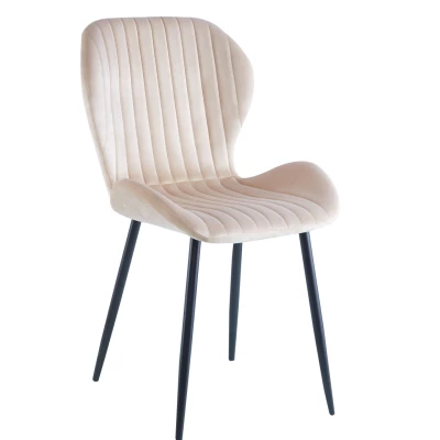 ASYA Polsterstuhl für Esszimmer - beige/schwarz