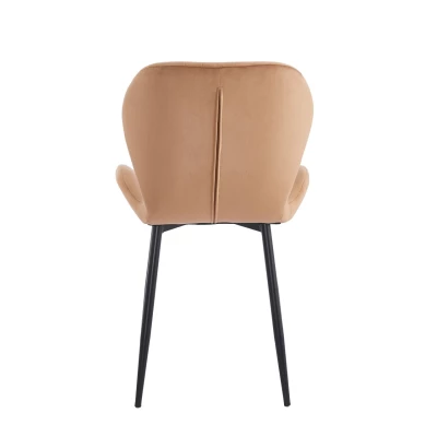 ASYA Polsterstuhl für Esszimmer – Cappuccino/Schwarz
