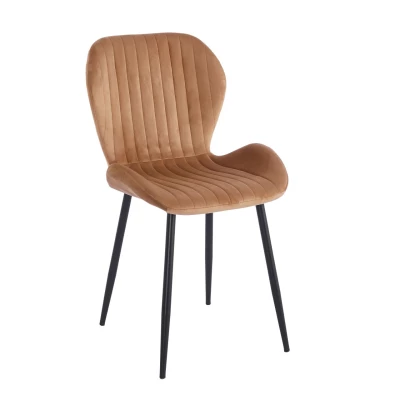 ASYA Polsterstuhl für Esszimmer – Cappuccino/Schwarz