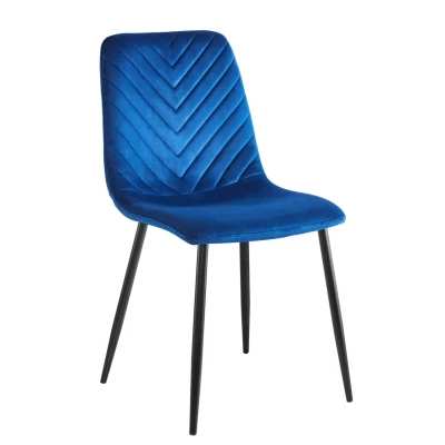 Esszimmerstuhl SADIKI - blau / schwarz