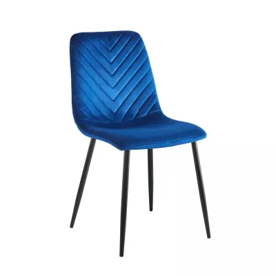 Esszimmerstuhl SADIKI - blau / schwarz