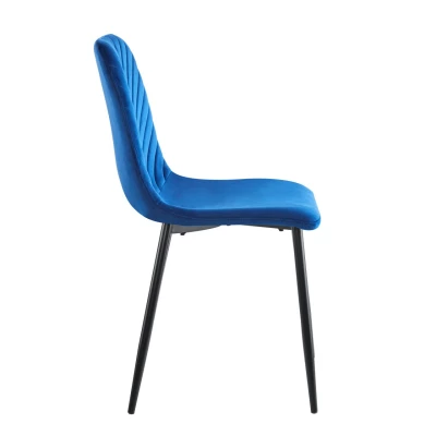 Esszimmerstuhl SADIKI - blau / schwarz