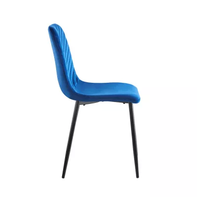 Esszimmerstuhl SADIKI - blau / schwarz