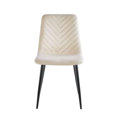 Esszimmerstuhl SADIKI - beige / schwarz
