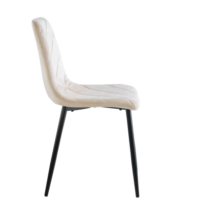 Esszimmerstuhl BAPTISTE - beige / schwarz