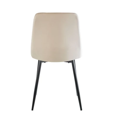 Esszimmerstuhl BAPTISTE - beige / schwarz