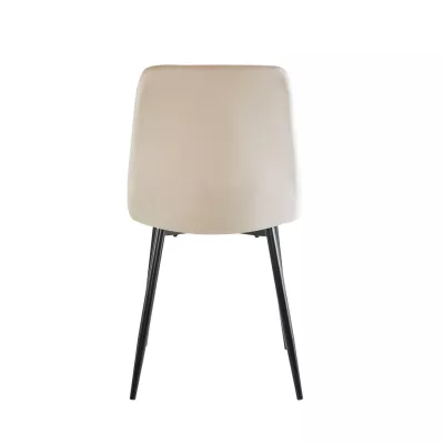 Esszimmerstuhl BAPTISTE - beige / schwarz