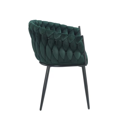 Designer-Polstersessel ZYPHIRA – grün/schwarz