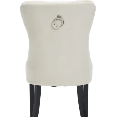 SAMSUL Polsterstuhl für Esszimmer - beige/schwarz