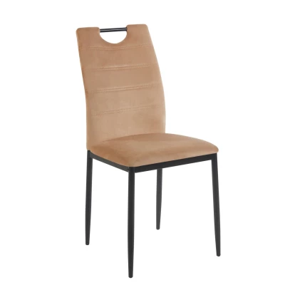 KYLARA Polstersessel – Cappuccino/Schwarz