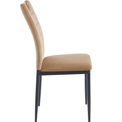 KYLARA Polstersessel – Cappuccino/Schwarz