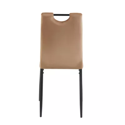 KYLARA Polstersessel – Cappuccino/Schwarz