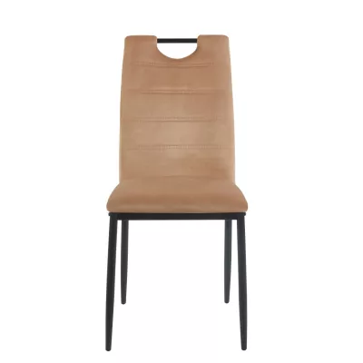 KYLARA Polstersessel – Cappuccino/Schwarz
