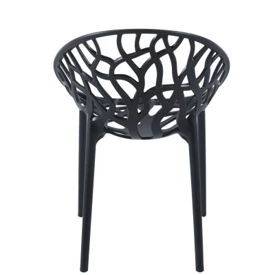 Designer-Gartenstuhl KIRAMI - schwarz