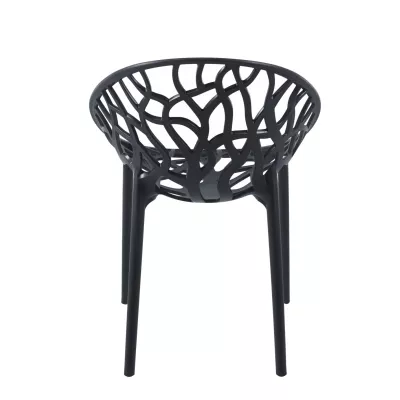 Designer-Gartenstuhl KIRAMI - schwarz