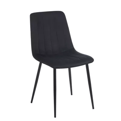 TABRIA Polsterstuhl für Esszimmer - schwarz