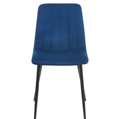 TABRIA Polsterstuhl für Esszimmer - blau/schwarz