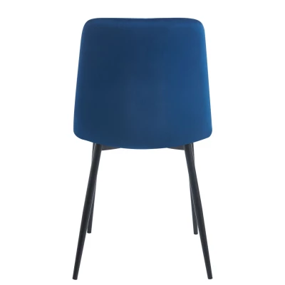 TABRIA Polsterstuhl für Esszimmer - blau/schwarz