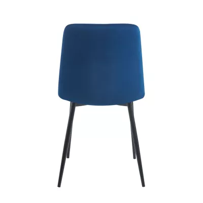 TABRIA Polsterstuhl für Esszimmer - blau/schwarz