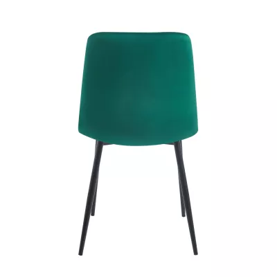 TABRIA Polsterstuhl für Esszimmer - grün/schwarz