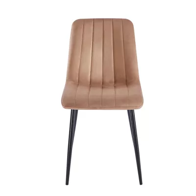 TABRIA Polsterstuhl für Esszimmer – Cappuccino/Schwarz