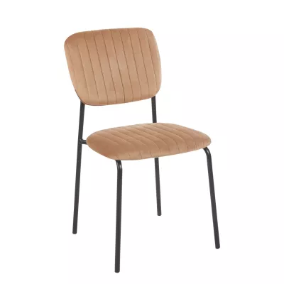 Esszimmerstuhl NIGISA – Cappuccino/Schwarz