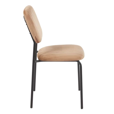 Esszimmerstuhl NIGISA – Cappuccino/Schwarz