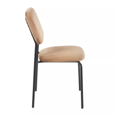 Esszimmerstuhl NIGISA – Cappuccino/Schwarz
