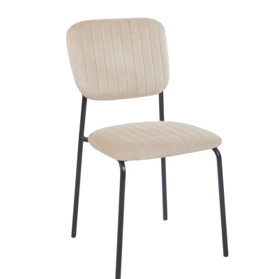 Esszimmerstuhl NIGISA - beige / schwarz