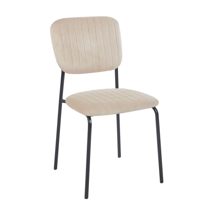 Esszimmerstuhl NIGISA - beige / schwarz
