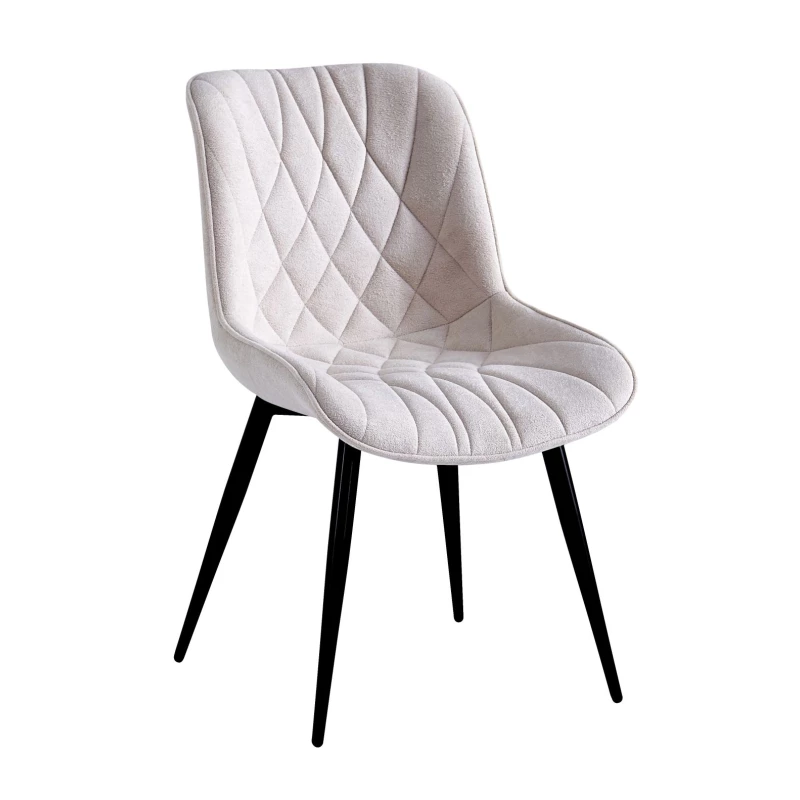 GEOVANA Polstersessel – beige/schwarz