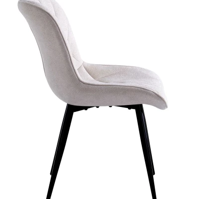 GEOVANA Polstersessel – beige/schwarz