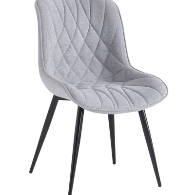 GEOVANA Polstersessel - grau/schwarz